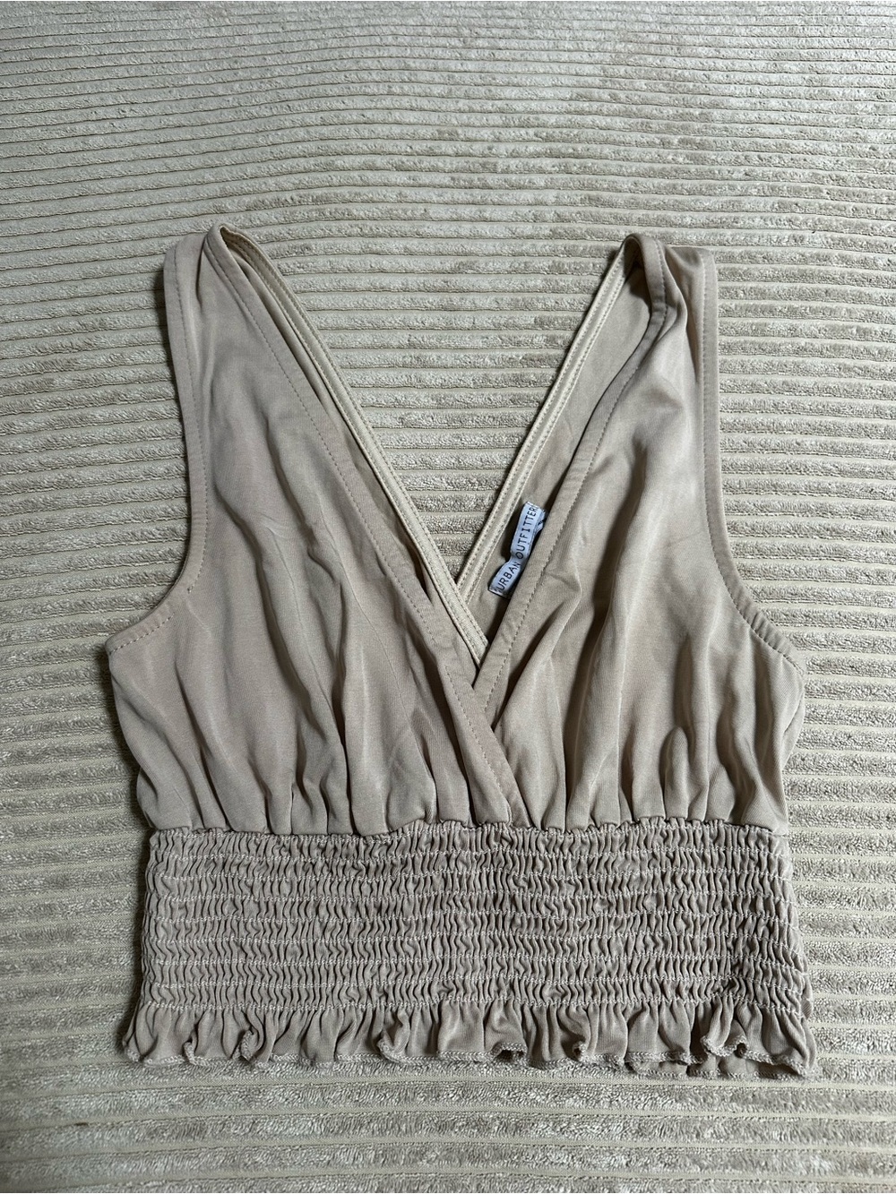 Urban Outfitters Beige Crop Top